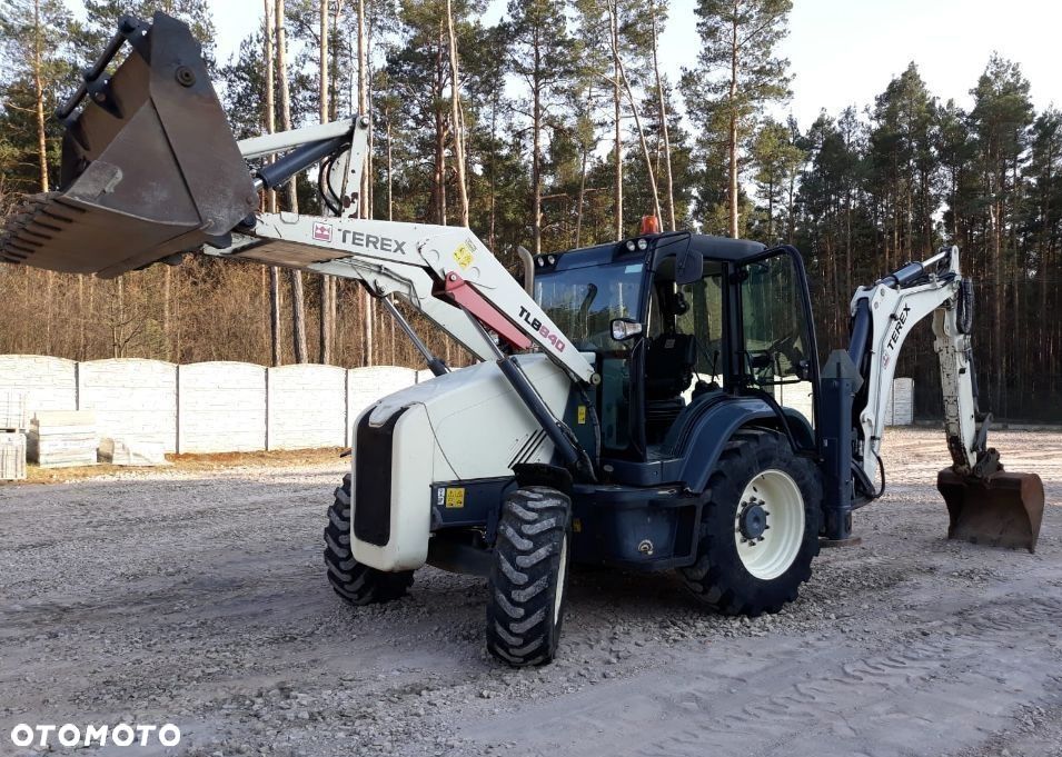 Terex Terex TLB 840 , Koparko-ładowarka  , ROKU 2010 , Lyzka plywajaca, widly, lyzka dzielona - 3