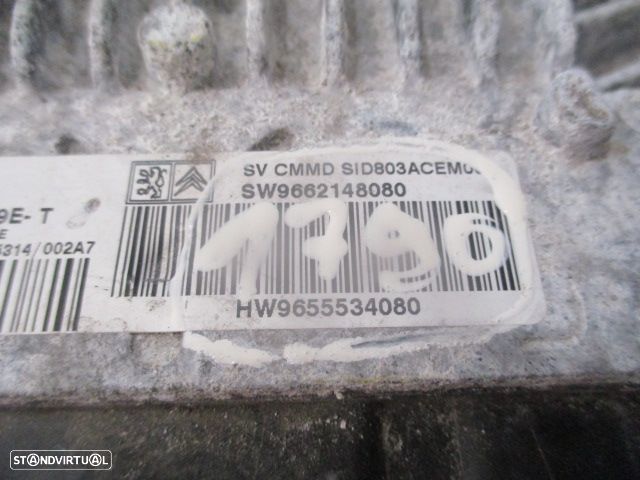 Centralina 9662148080 5WS40319ET 9655534080 PEUGEOT 407 2005 2.0HDI 136CV 4P CINZA  SIEMENS - 4