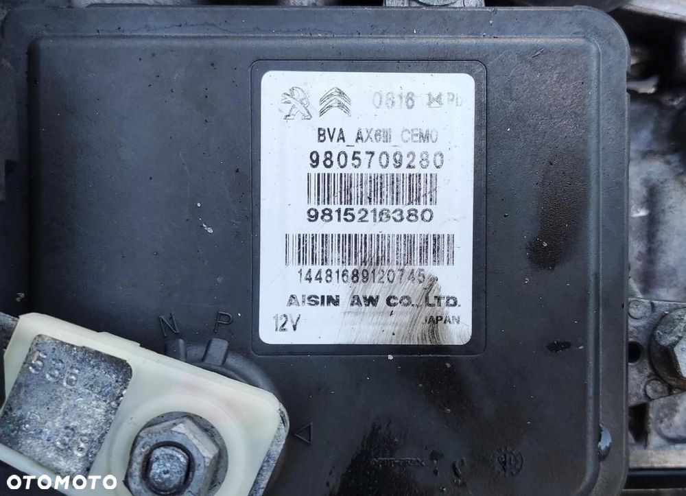 SKRZYNIA BIEGÓW AUTOMATYCZNA PEUGEOT 3008 II 1.6 E-HDI 20GE34 9805709280 - 8