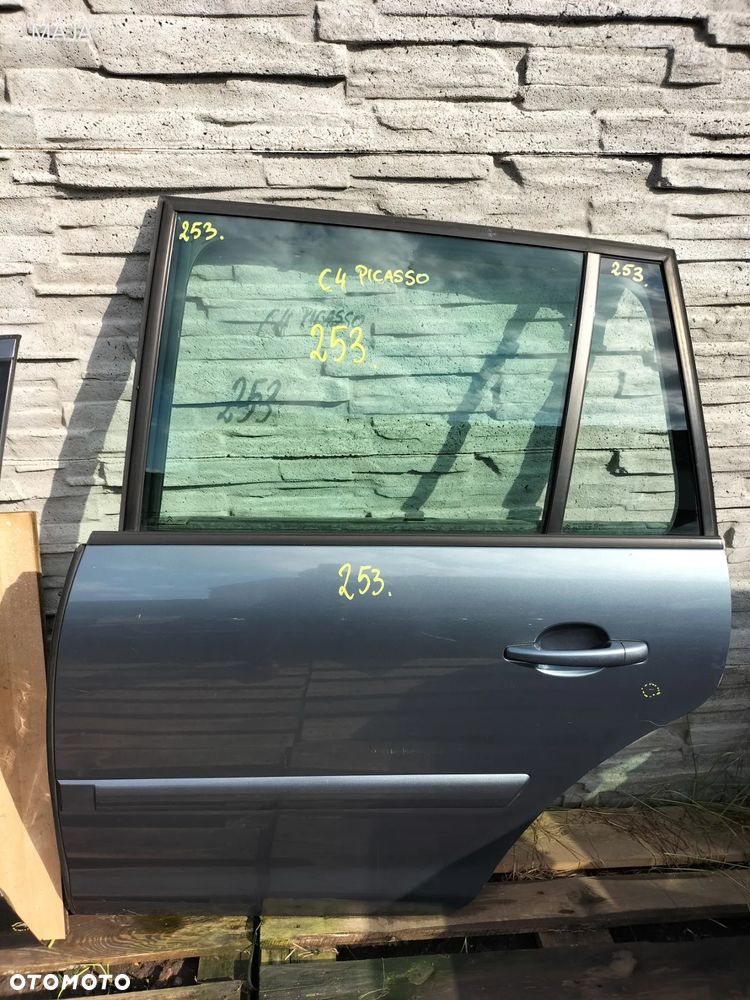 CITROEN C4 PICASSO DRZWI LEWE TYLNE LEWY TYŁ - 4