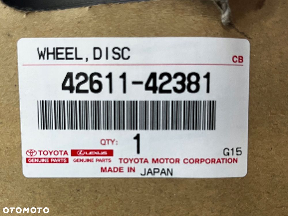 felga toyota rav4 avensis 7x17 et45 42611-42381 - 5