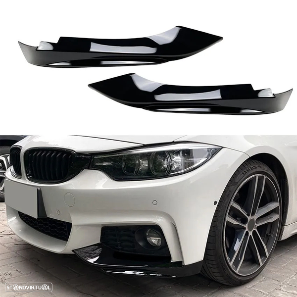 Spliters Frontais BMW Serie 4 F32 F33 F36 Pack M