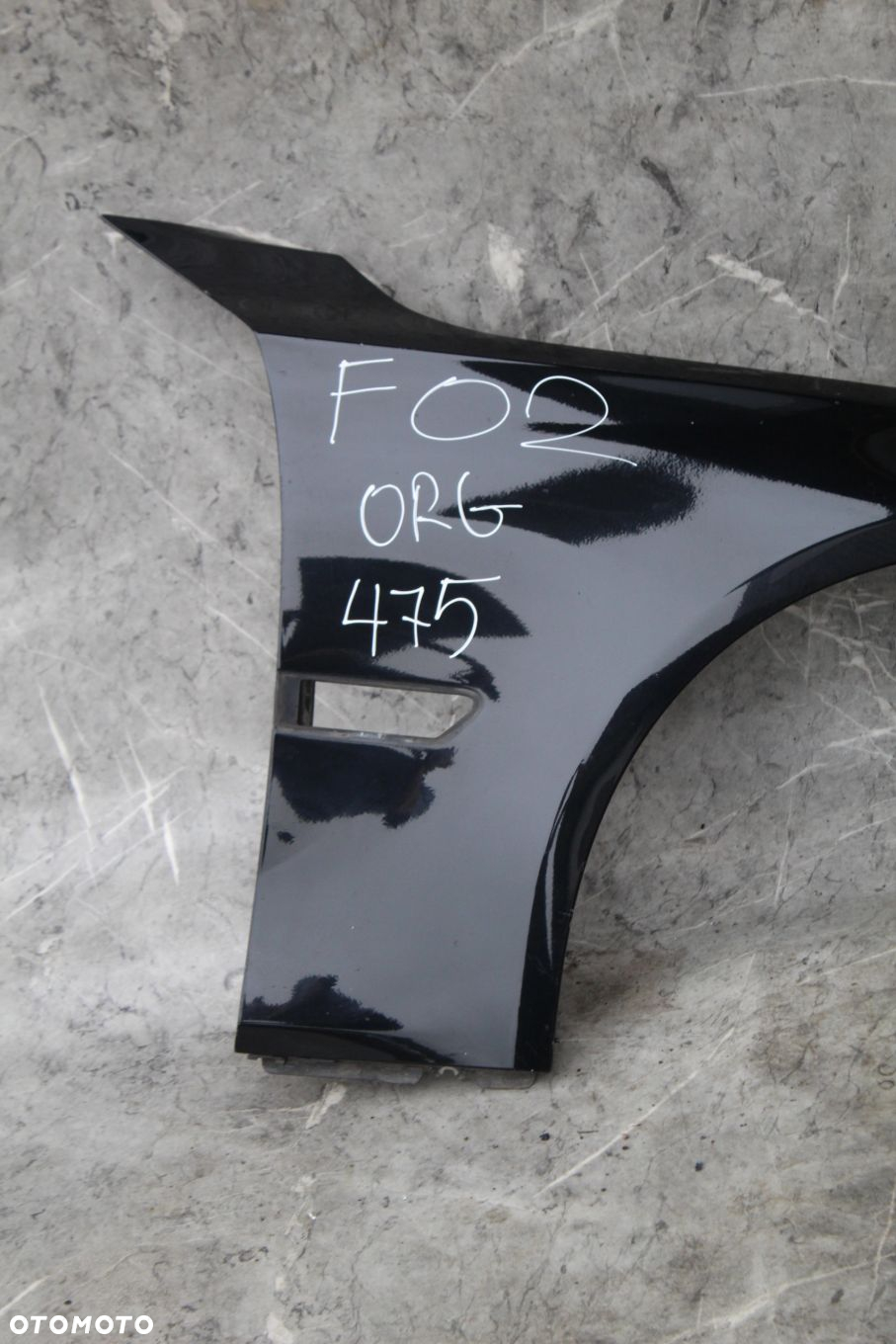 BŁOTNIK PRAWY PRZÓD PRZEDNI BMW F01 F02 F04 475 BLACK SAPPHIRE ORG - 2