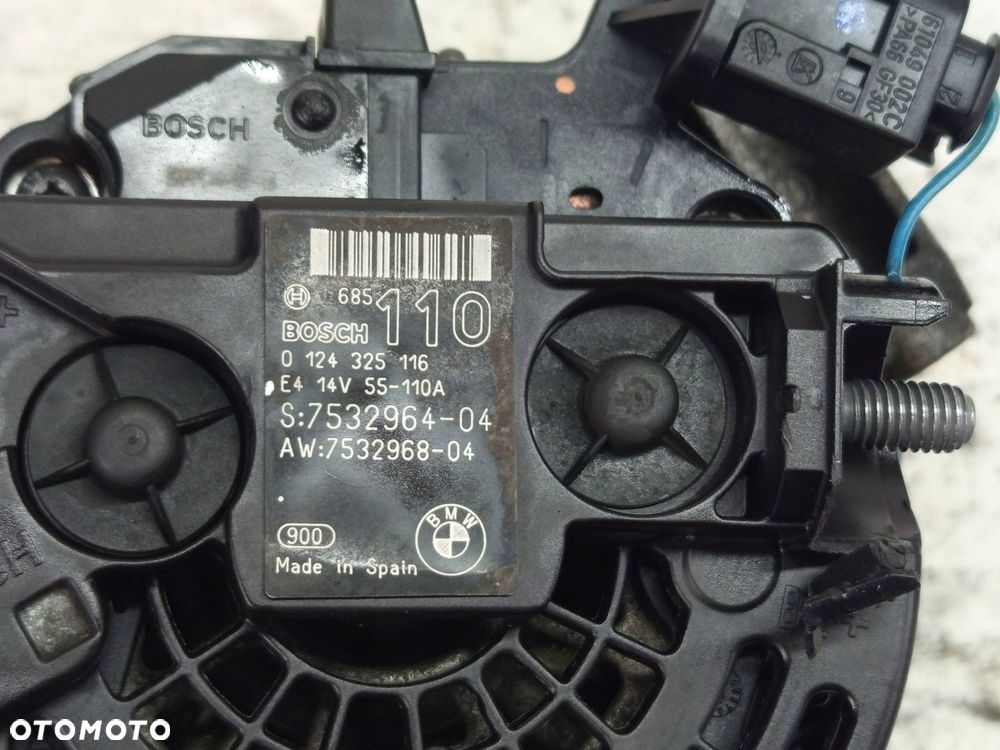 Alternator BMW 3 E90 E91 1 E87 1.6i 1.8i 2.0i 0124325116 7532964 - 6