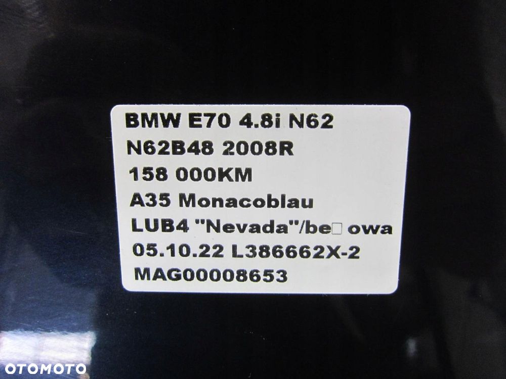 BMW X5 E70 A35 MONACO DRZWI LEWE TYLNE LEWY TYŁ - 7