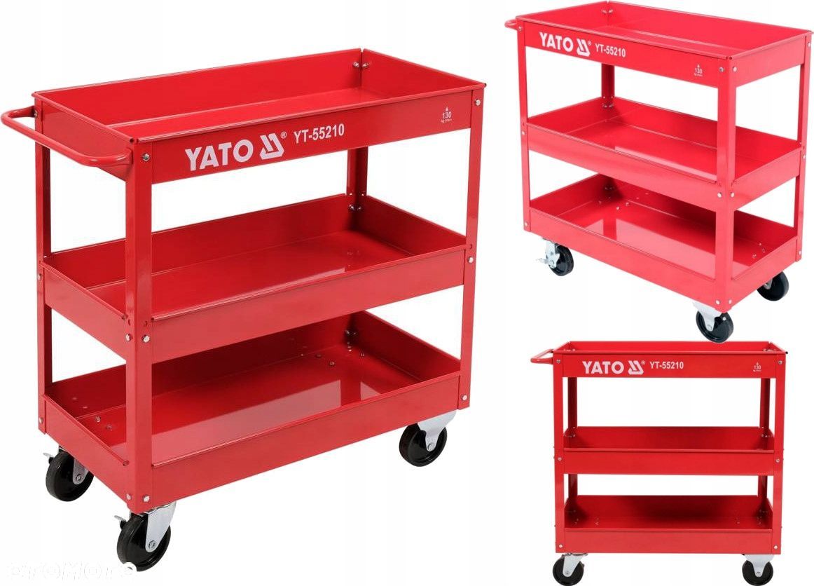 YATO YT-55210 WÓZEK WARSZTATOWY NARZĘDZIOWY 3 POZIOMY NOŚNOŚĆ MAX 130KG - 1