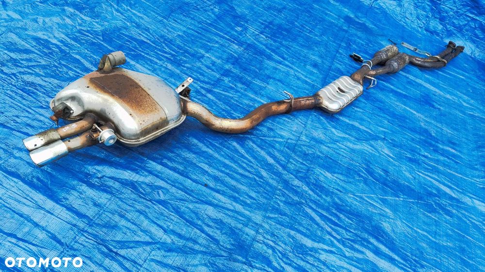 WYDECH TŁUMIK KOŃCOWY ŚRODKOWY RURA WYDECHOWA 7540189 7560561 BMW E60 E61 LCI LIFT 530i 3.0i N53 N53B30 - 1