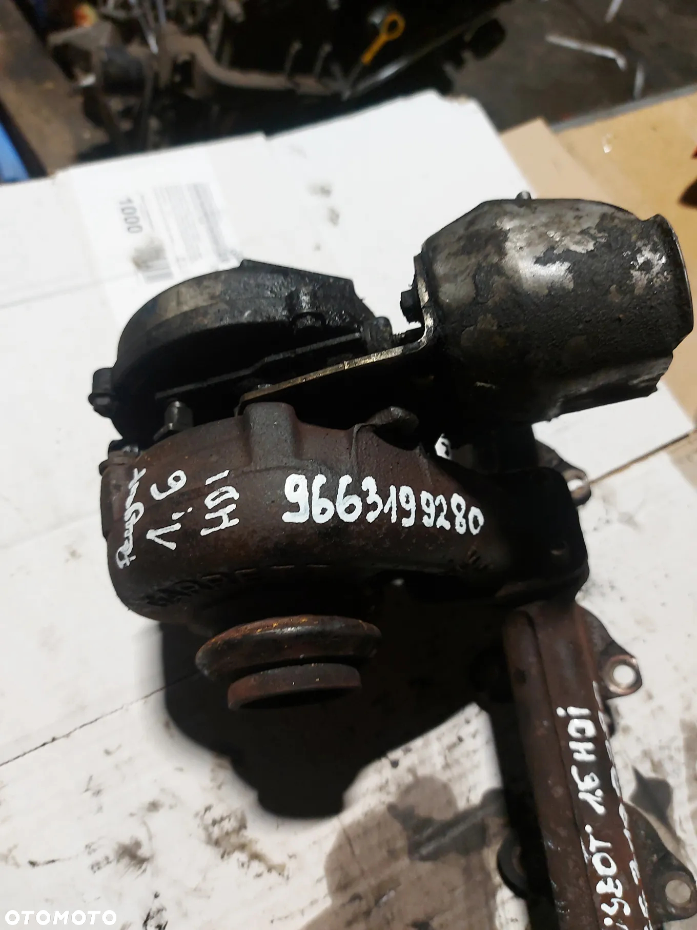 Turbosprężarka turbina Peugeot 1.6hdi 9663199280 - 2