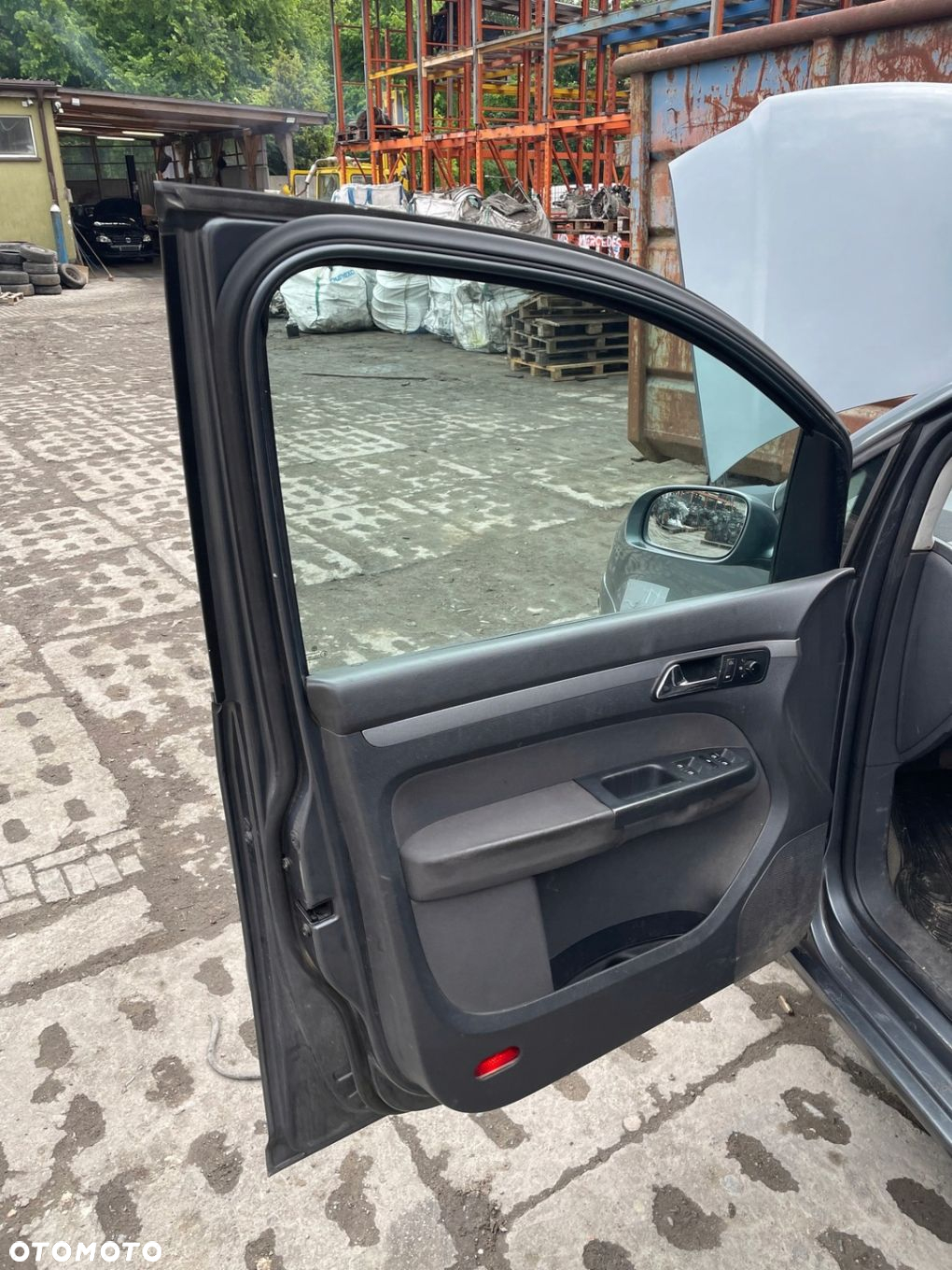 vw touran I drzwi lewe przód przednie kompletne kod lakieru - LD7X - 11