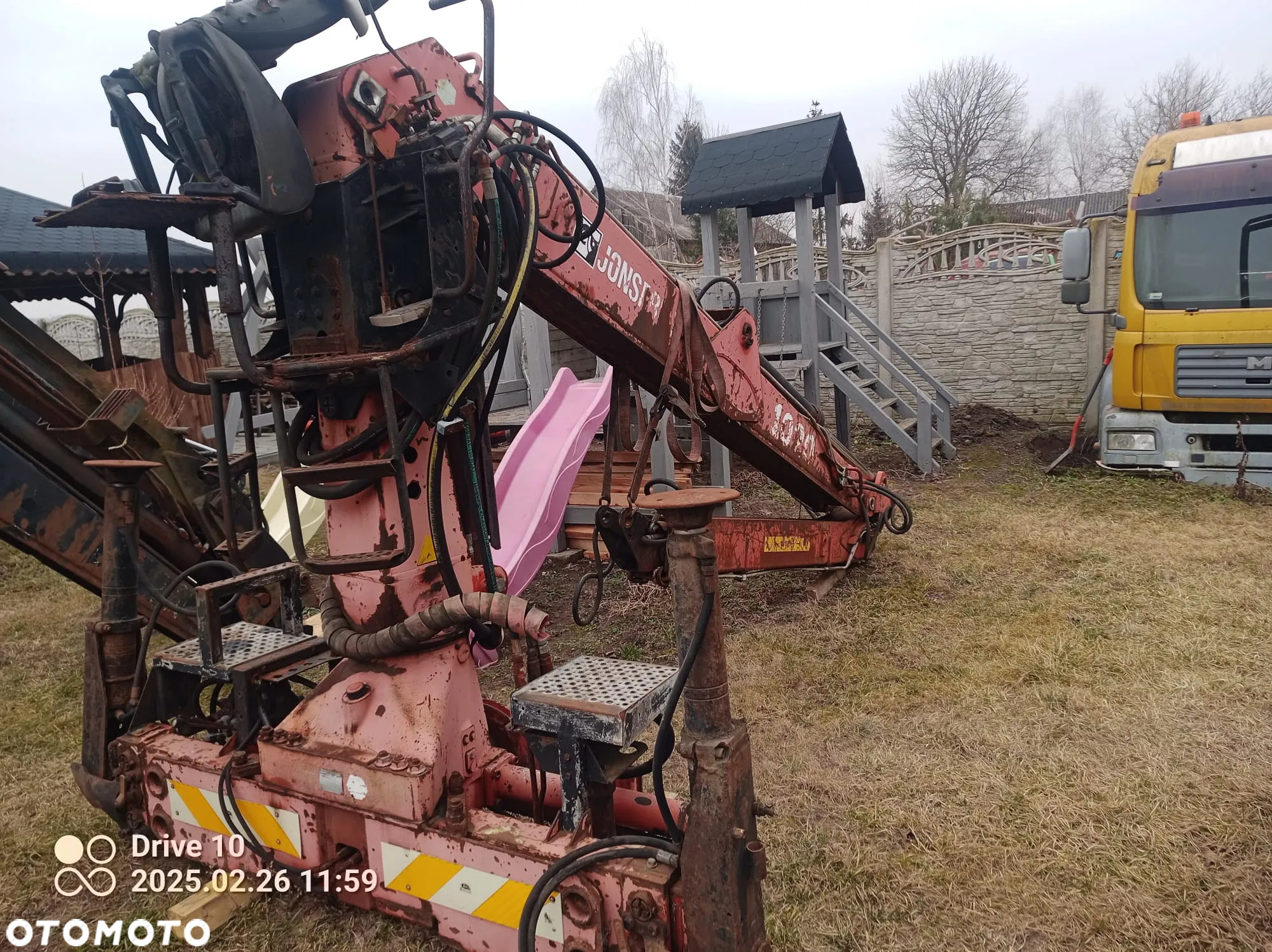 Hds Jonsered 1020 2002 rok do drewna drzewa lasu złomu dźwig żuraw - 2