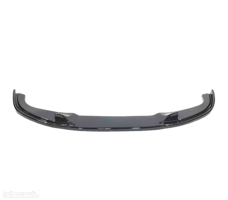 SPOILER LIP FRONTAL ​​​​BMW E60 E61 03-10 M5 PRETO BRILHANTE - 2