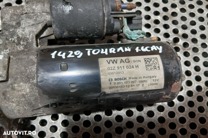 Electromotor 02Z911024H 02Z911024H Volkswagen VW Touran 1 [2th faceli - 3