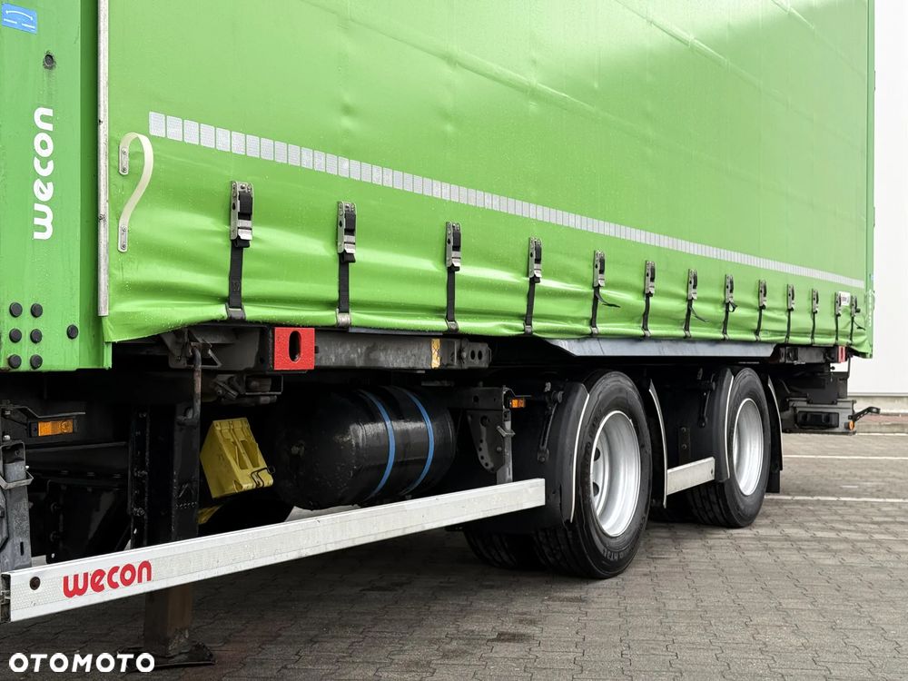 Wecon PRZYCZEPA TANDEM / 7,75 M / OPONY 90% / SUWANY PODNOSZONY DACH / SALON PL - 6
