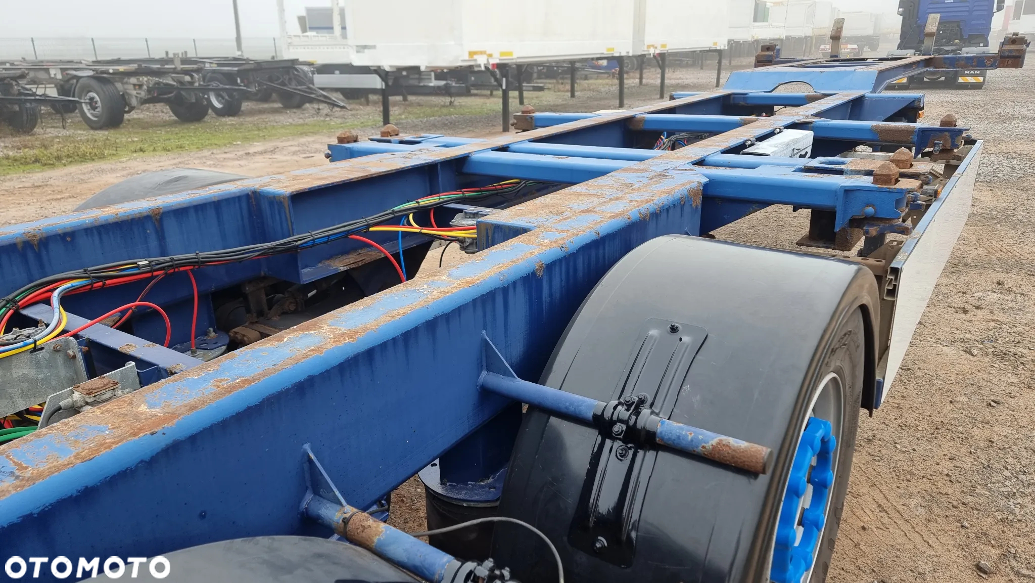 Renders 23.500zł netto NACZEPA POD KONTENER KAŻDEGO TYPU 3 OSIE ROZSUWANA PODNOSZONA OŚ St. BDB MOŻLIWOŚĆ TRANSPORTU - 8