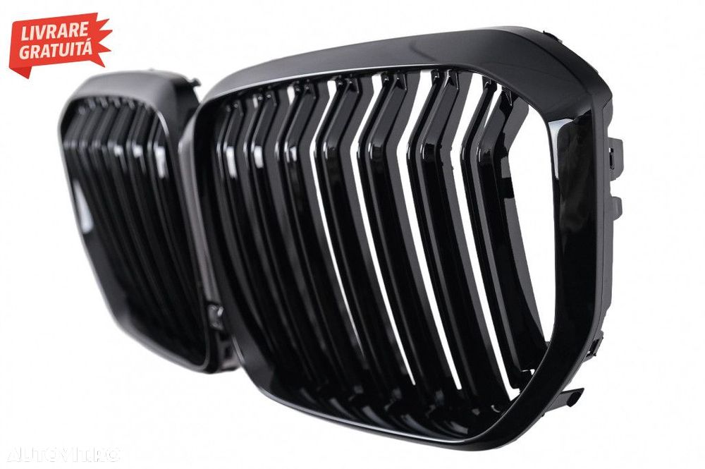 Grila Centrala BMW X5 G05 (2018-2022) Negru Lucios M Design - 5