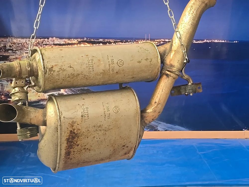 BMW Série 7 E65 E66 745i V8 Silencioso Traseiro panela de Escape Muffler OEM Original 2001- - 10