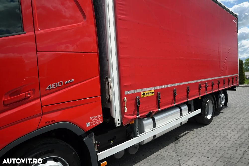 Volvo FH 460 / 7.4 M CORTINĂ / I-SAVE / I-PARK COOL / PUNTE RIDICATĂ / DIRECȚIE / CORTINĂ RANFORSATĂ - 10