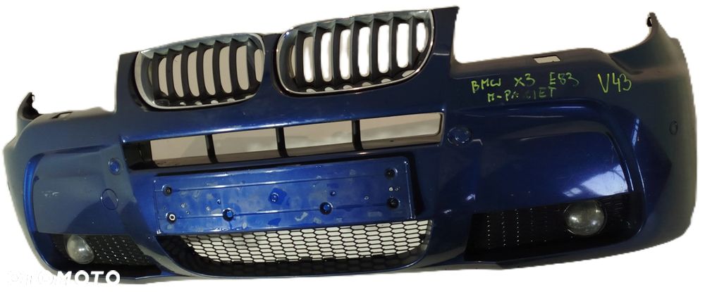 zderzak przedni przód grill BMW X3 E83 03-09 M-PAKIET PDC - 1