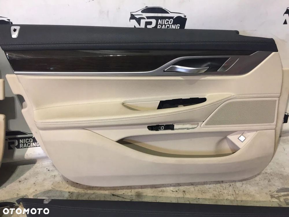 BOCZKI DRZWI PRZÓD TYŁ BMW 7 G11 G12 CANBERABEIGE - 4