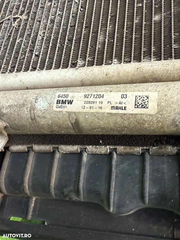 RADIATOR RACIRE AC MINI COOPER D F55 1.5 DIESEL 2016 COD OEM 17117617630 17117617631 64509271204 6450927120403 2014-2020 - 7