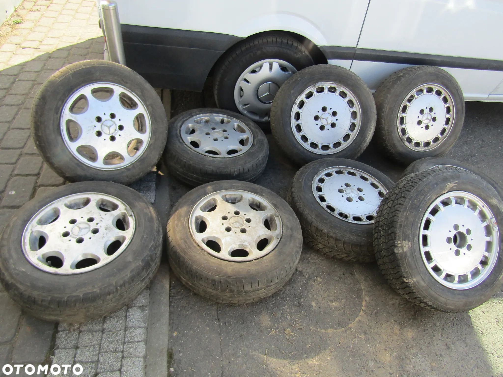 Mercedes W124 w201 190 felgi aluminiowe alufelgi 8 loch 15' et37 - 1