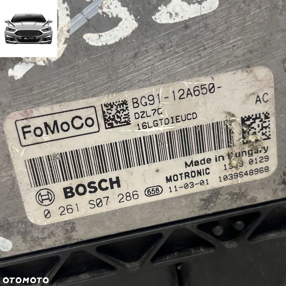STEROWNIK SILNIKA 1.6 ECOBOOST S-MAX MK1, MONDEO MK4 BG91-12A650-AC - 2