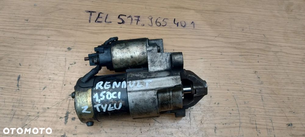 RENAULT CLIO megane  KANGOO THALIA 1,5dci  rozrusznik z tyłu silnika - 2