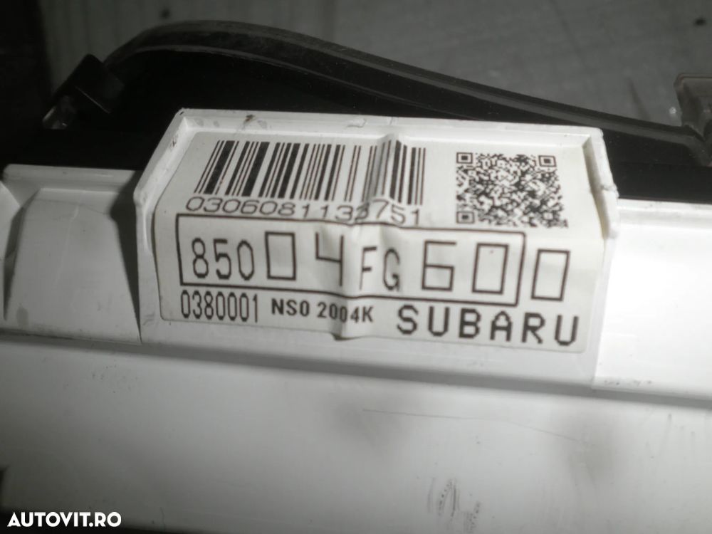 Ceasuri bord Subaru Impreza 2011 2.0 D NS02004K - 3