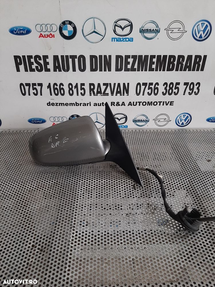 Oglinda Dreapta Electrica Audi A6 4F C6 An 2005-2006-2007-2008-2009-2010 Vanduta De Firma Cu Garant - 4