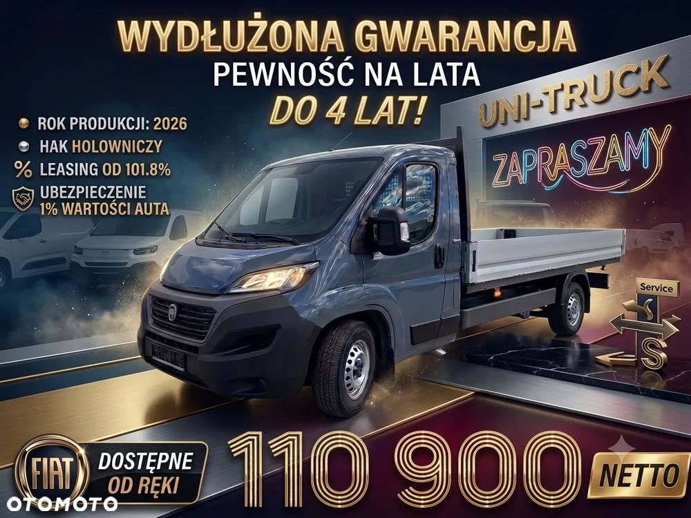 Fiat Ducato skrzynia fabryczna 4.2m + HAK   Dostępna od ręki!! - 2