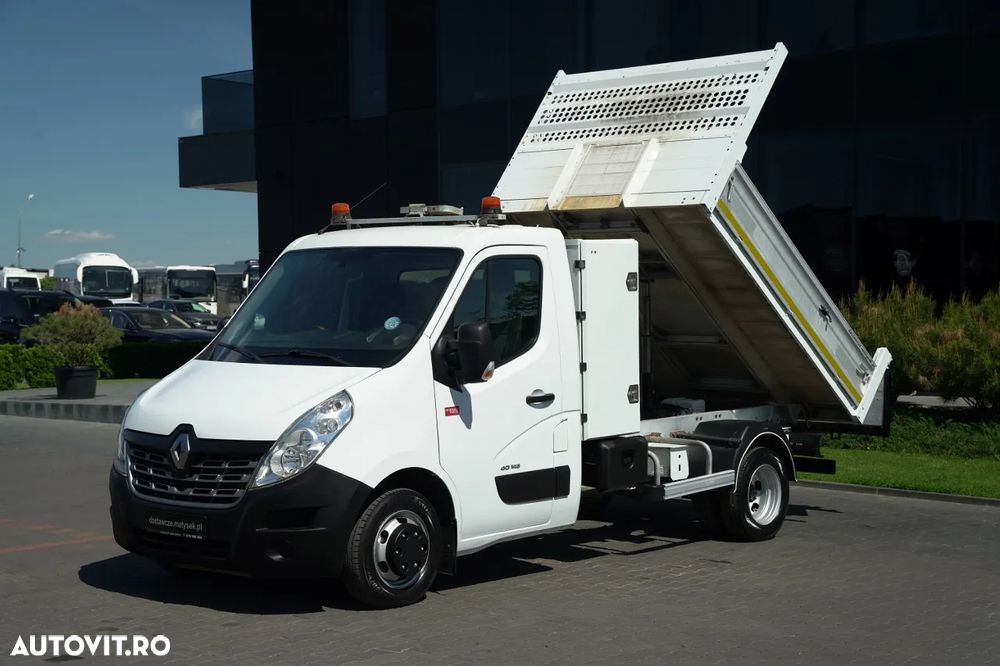 Renault MASTER DCI 145 / BASCĂLĂTOR DIN ALUMINIU / DUBLU / MANUAL / IMPORTAT - 2
