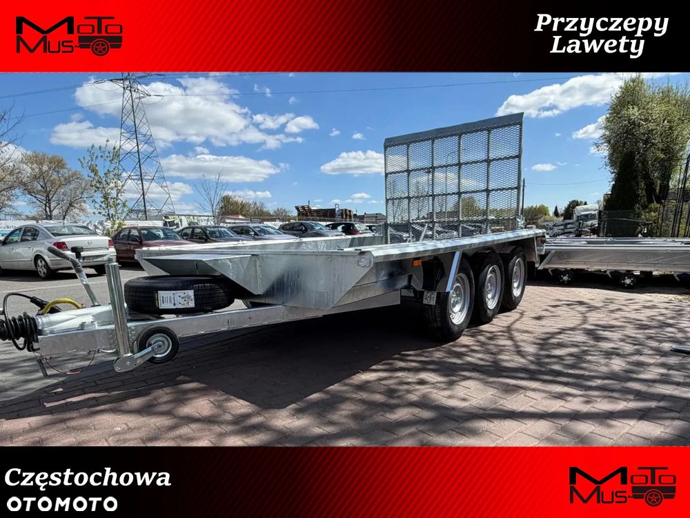 Inny Przyczepa do przewozu sprzętu budowlanego Fracht Artur 350x180 DMC 3500kg walec koparka
