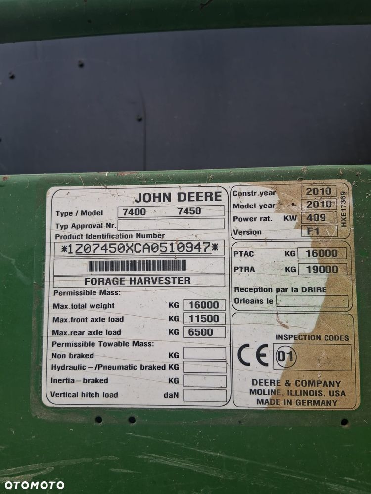 John Deere 7450 - 7