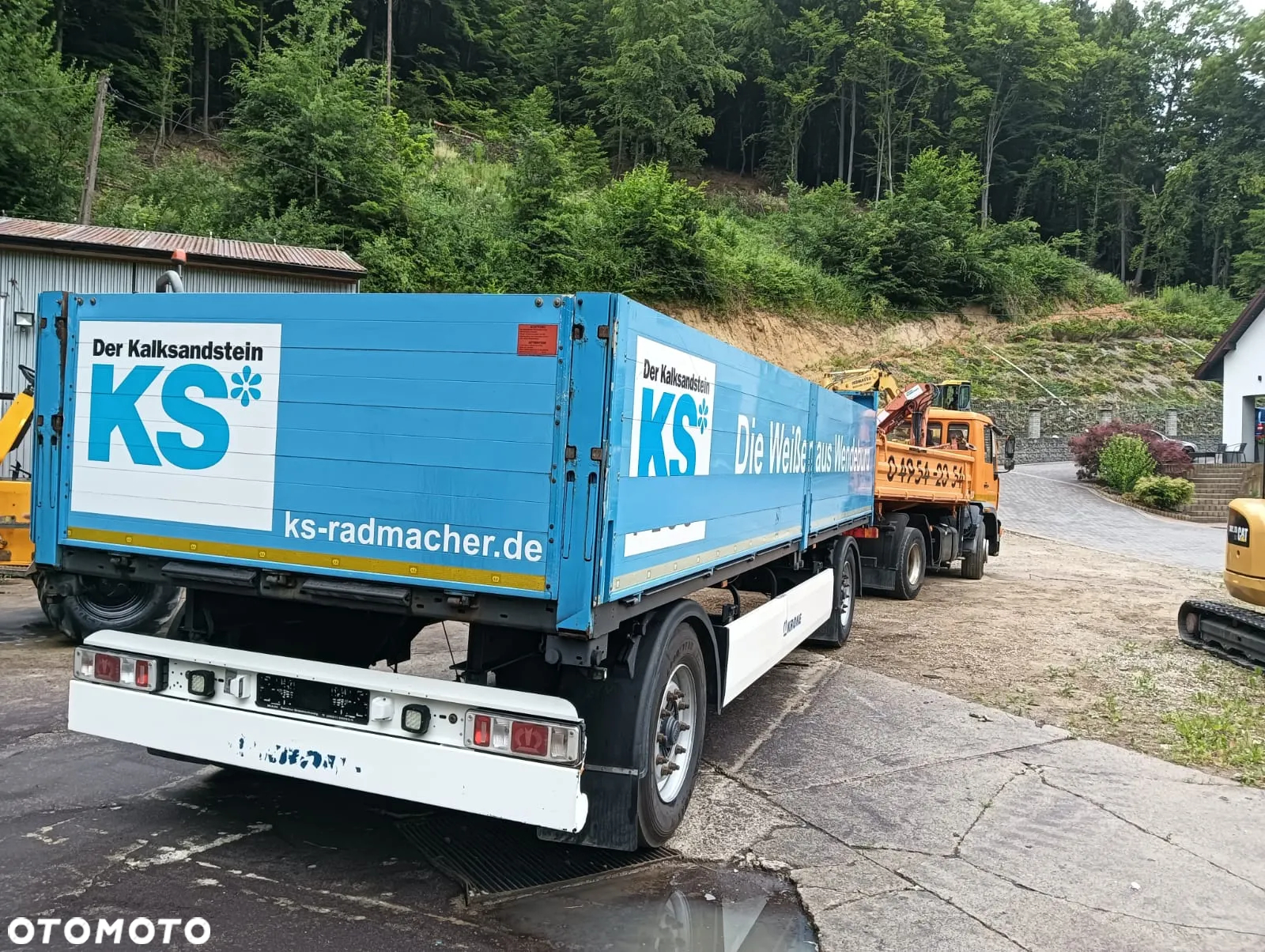 Krone przyczepa dwuosiowa dwu osiowa Burtowa burtówka rolnicza budowlana - 5