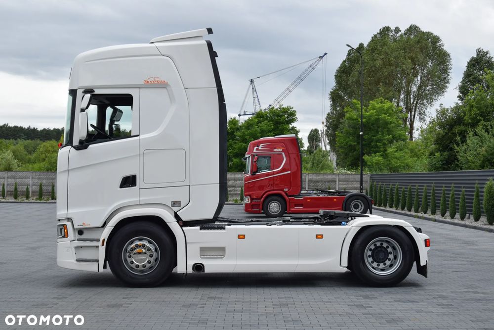 Scania 500S / FULL AIRMATIC / HYDRAULIKA / RETARDER / KLIMATYZACJA POSTOJOWA / ACC / KLIMA / 2 ZBIORNIKI PALIWA / FULL LEDY / FULL SPOILERY / SERWISOWANA / SPROWADZONA - 8