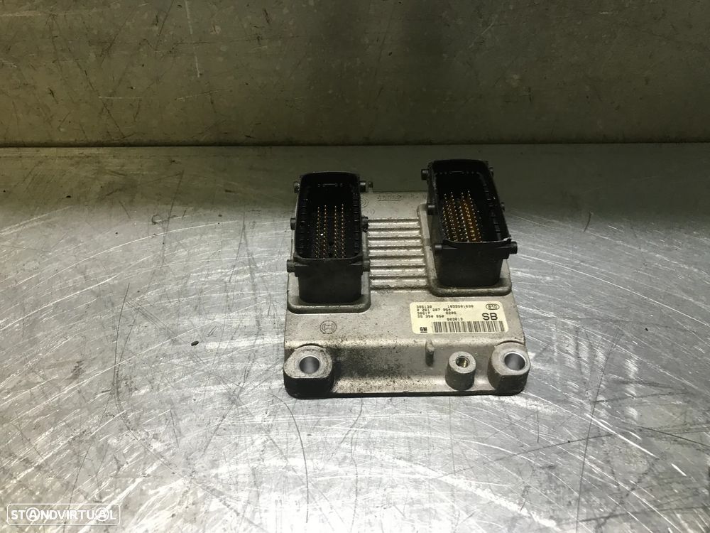 CENTRALINA DO MOTOR OPEL AGILA 1.2 16V 0261207964 55350550 - 1
