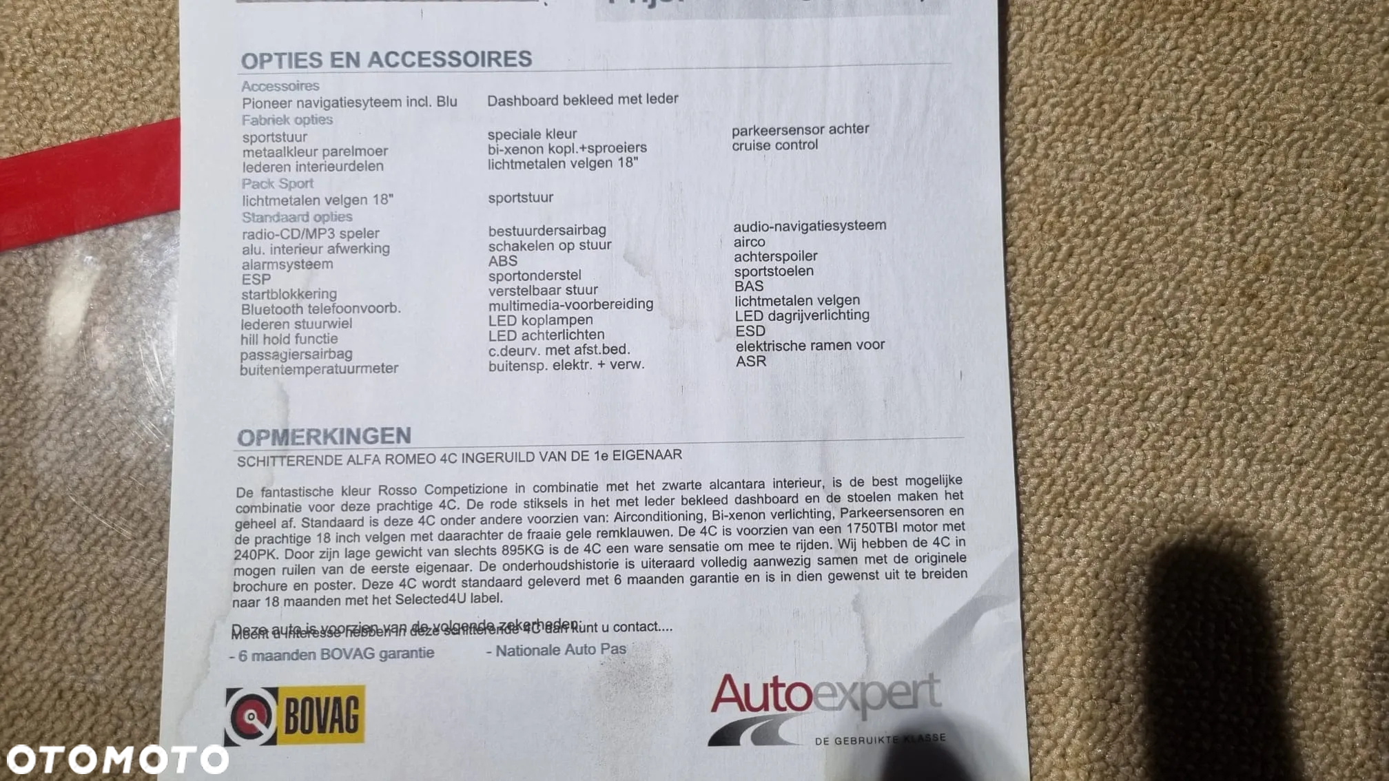 Alfa Romeo 4C 1750 TBi TCT - 12