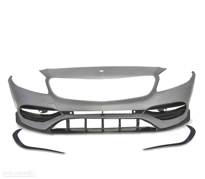 PARA-CHOQUES FRONTAL MERCEDES CLASE A W176 15-18 LOOK AMG A45 PDC - 3