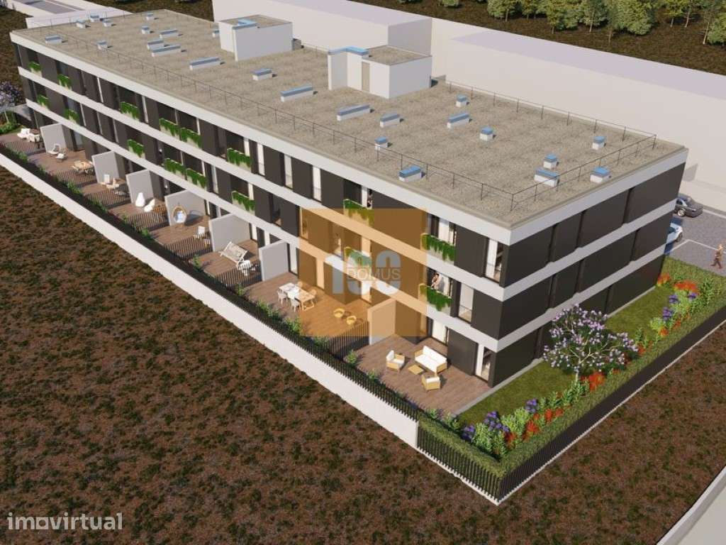 Apartamento T1 Novo com Terraço e Jardim - S. Mamede Infesta - Grande imagem: 3/33