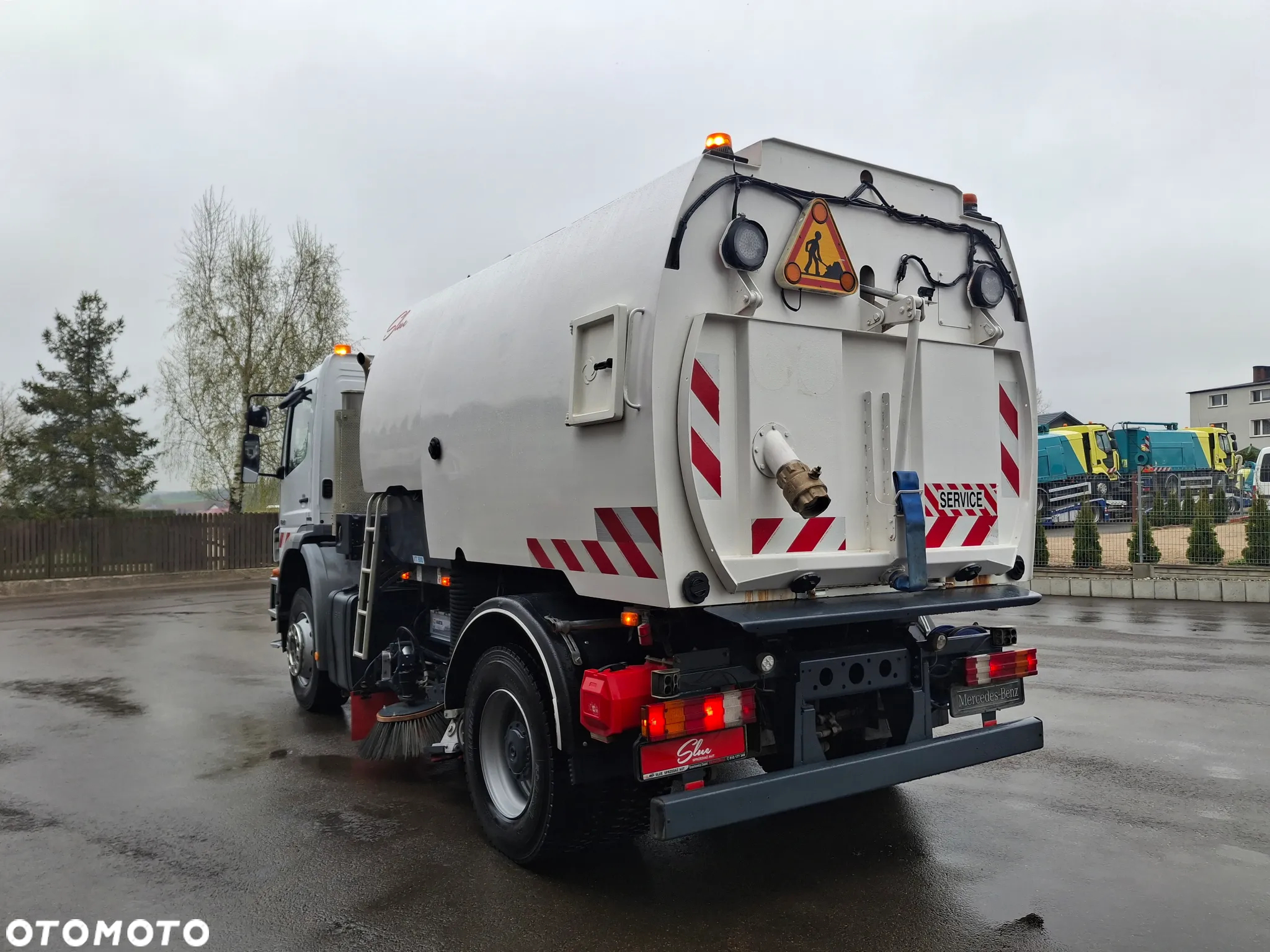 Mercedes-Benz Axor 1829 Zamiatarka Johnston 2 Silniki Szczotki L/R Karcher Listwa Ciśnieniowa - 3