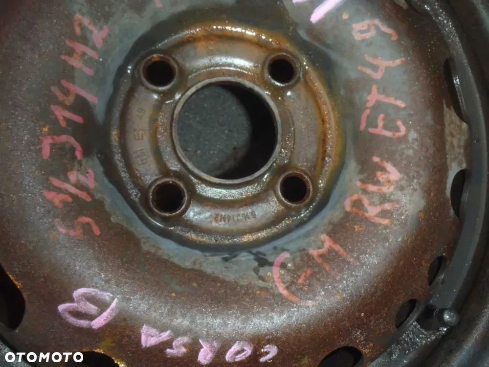 felga koło opona corsa b c astra I 14 4x100 - 2