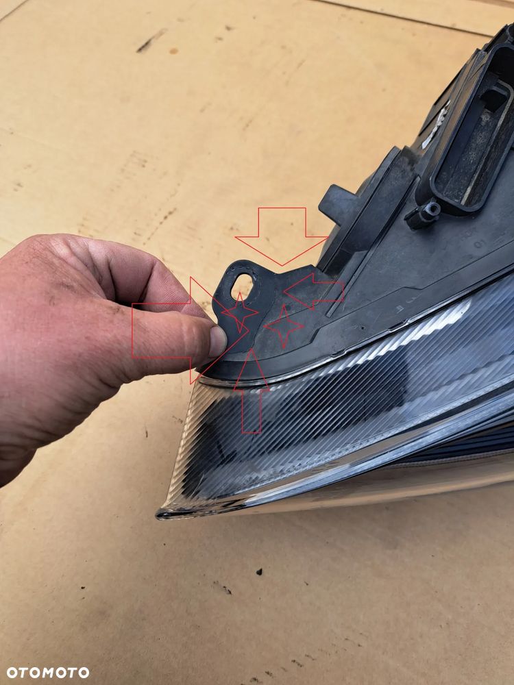 Lampa przednia lewa Ford Focus MK-3 III Lift F1EB-13W030-AGA Reflektor lewy przód Ford Focus III MK-3 Lift 2063541 Zwykła Led 2014-2019 - 11