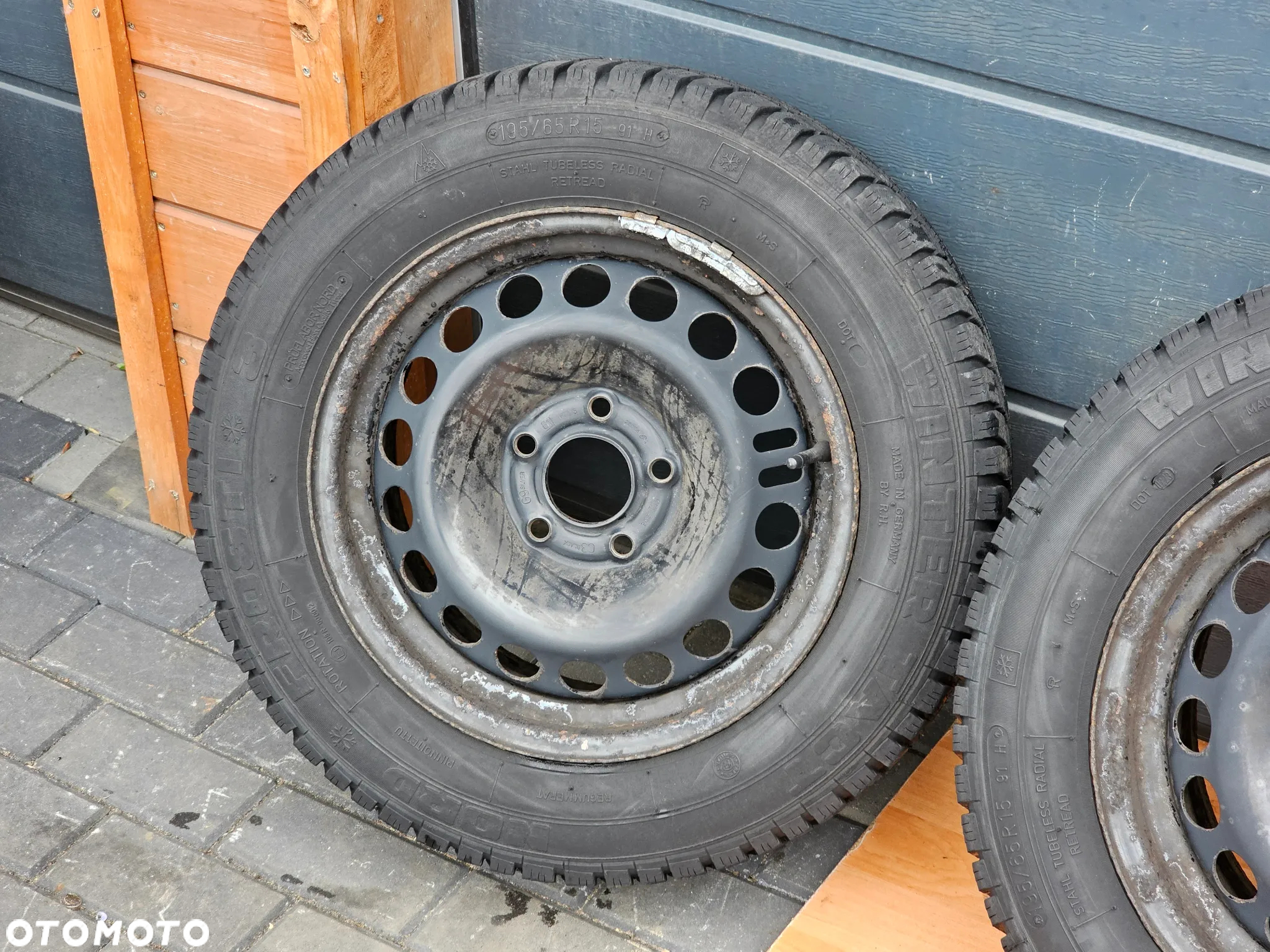 KOŁA FELGI STALOWE 15 OPONY ZIMOWE OPEL VECTRA C SIGNUM ASTRA H MERIVA B ZAFIRA A B 5x110 ET35 195/65/15 - 5