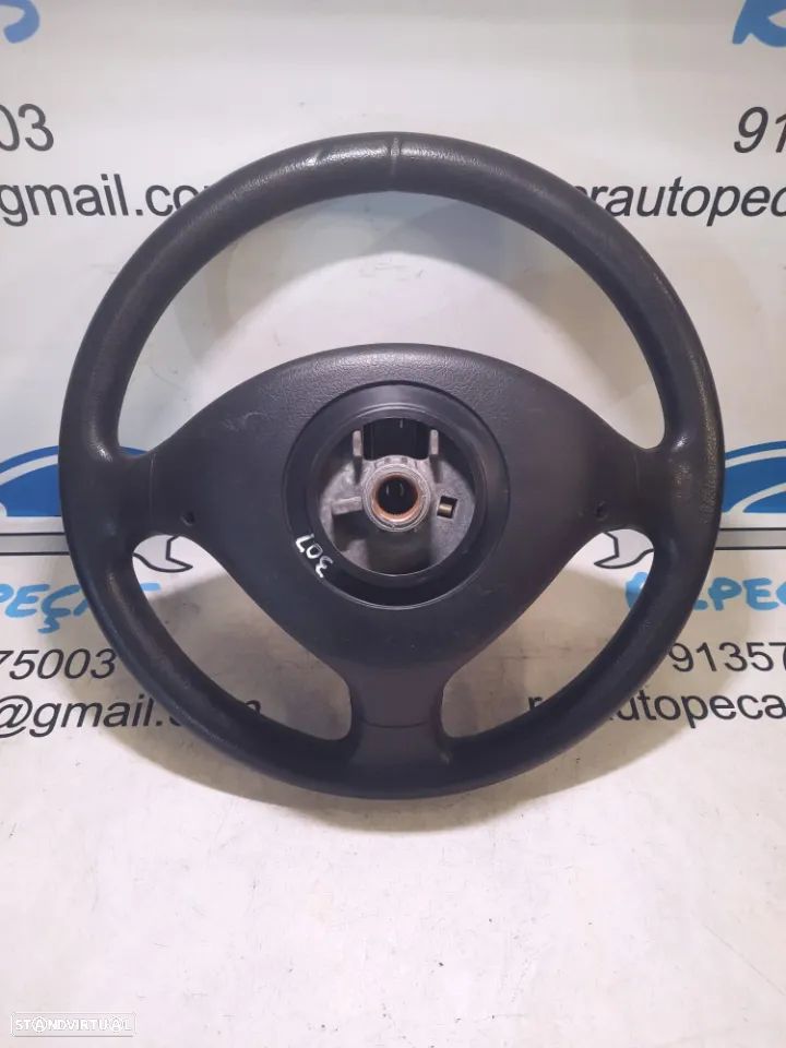 VOLANTE GUIADOR COMPLETO ORIGINAL PEUGEOT 307 AIRBAG 96345022 4109AR 96345028ZR - 6
