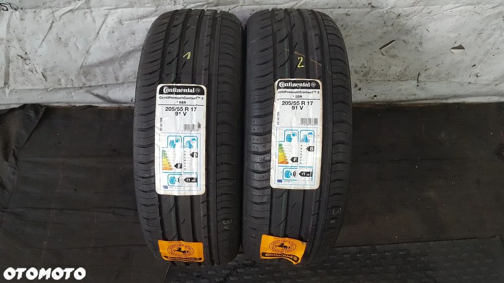 OPONY LETNIE 205/55R17 CONTINENTAL CONTIPREMIUM CONTACT TM2 RSC LATO 2SZT PARA - 1