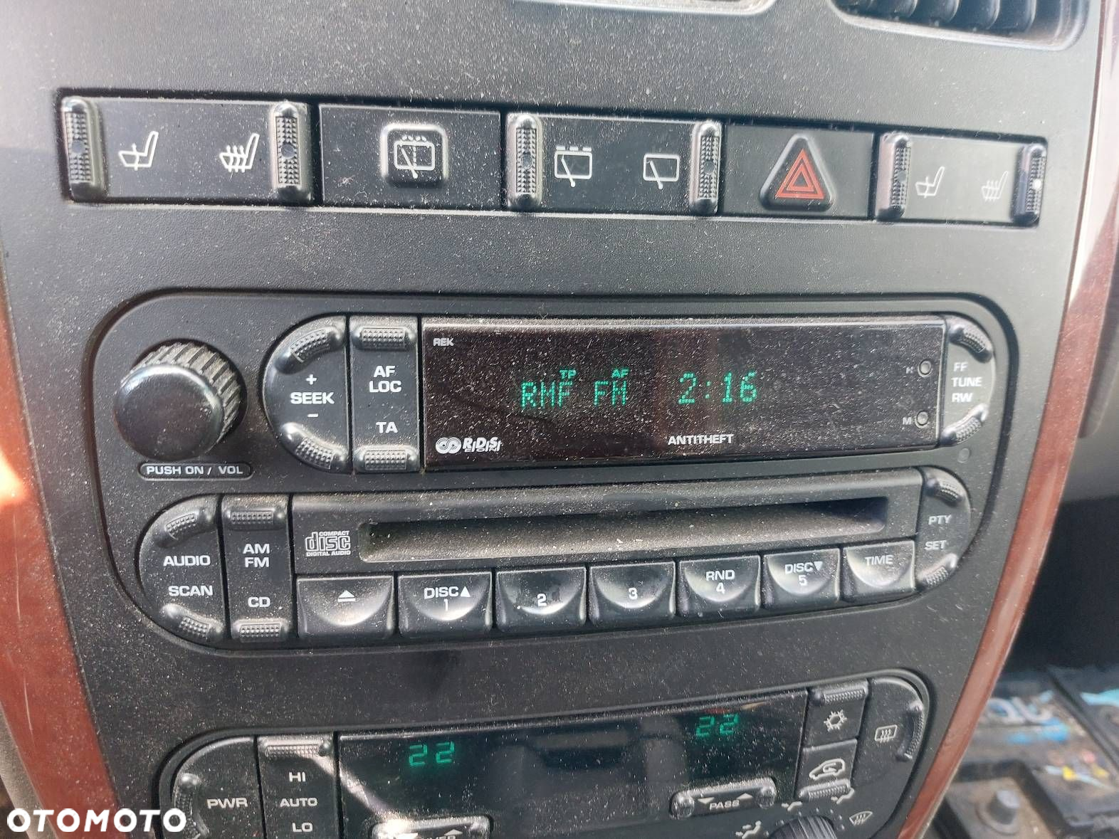 RADIO ODTWARZACZ CHRYSLER GRAND VOYAGER IV LIFT P05091610AC - 4