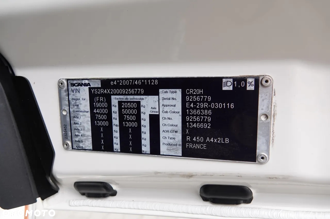 Scania R 450 / RETARDER / CAŁA NA PODUSZKACH / HYDRAULIKA do wywrotu+ dwuobwodowa / 2019 ROK / SPROWADZONA / PO ZŁOTYM KONTRAKCIE SERWISOWYM - 36