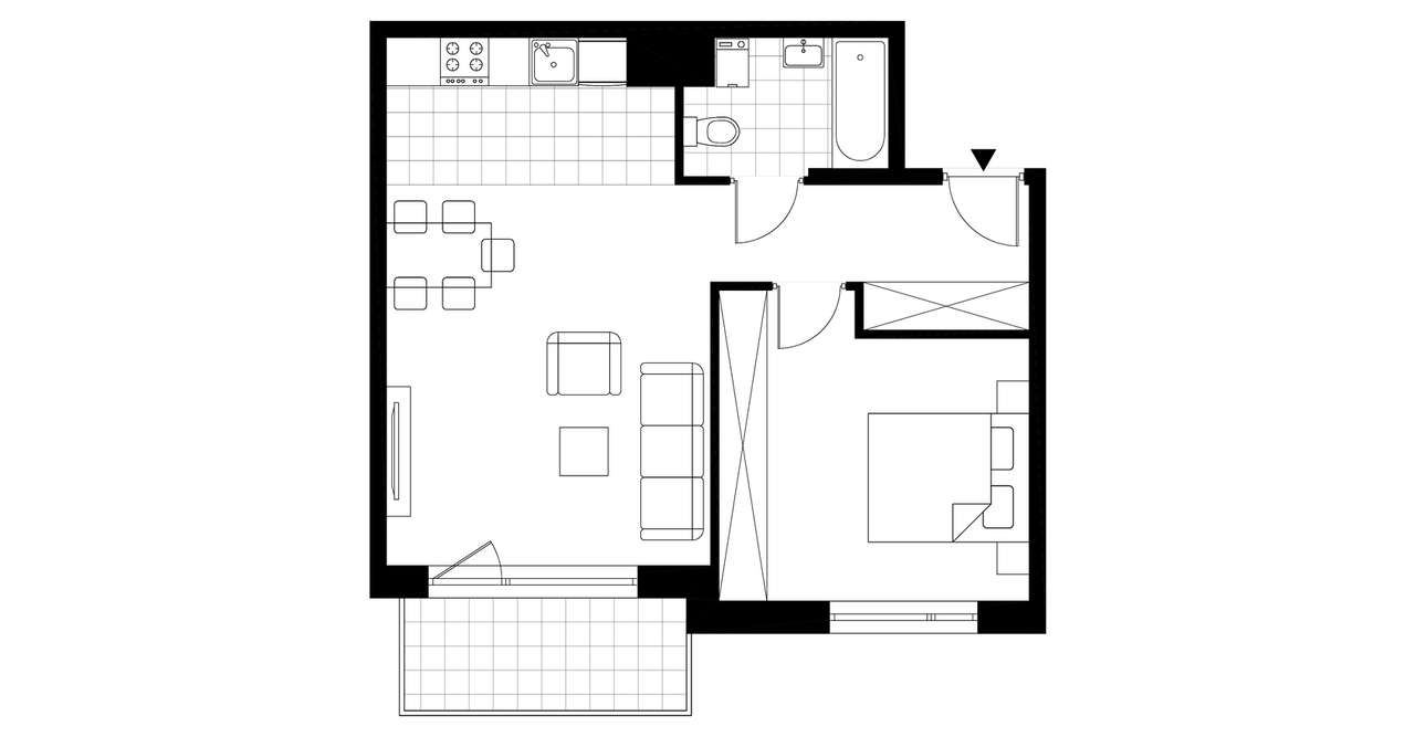 2-pokojowe mieszkanie 51m2 + balkon Bezpośrednio - Pełny obrazek: 3/23