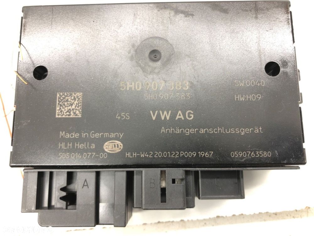 MODUŁ HAKA  VW CADDY V Nadwozie pełne/minivan (SBA, SBH) 2020 - 2022 2.0 TDi BMT 90 kW [122 KM] - 5