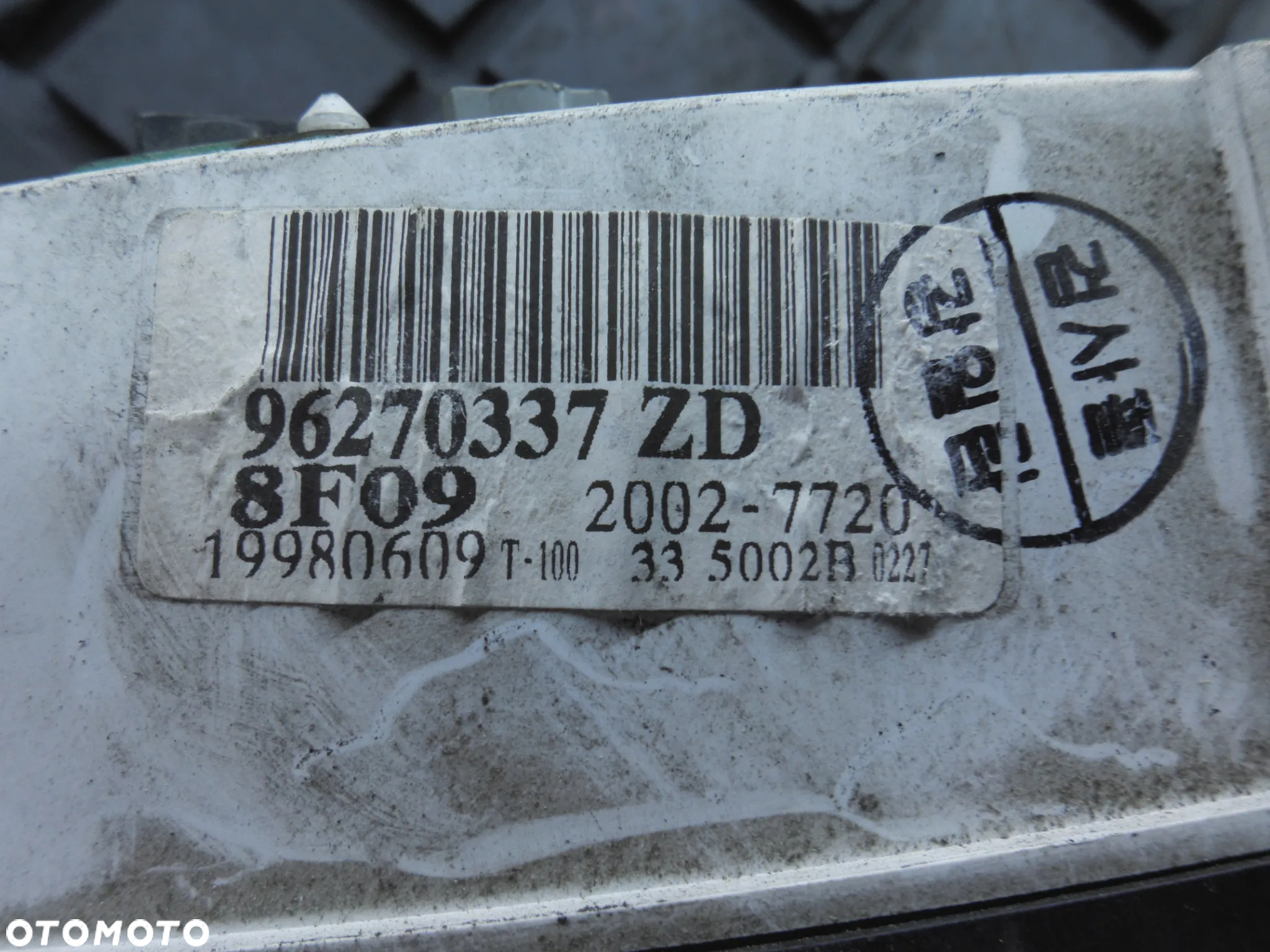 ZEGARY LICZNIK DAEWOO LANOS 1.6 96270337ZD - 3